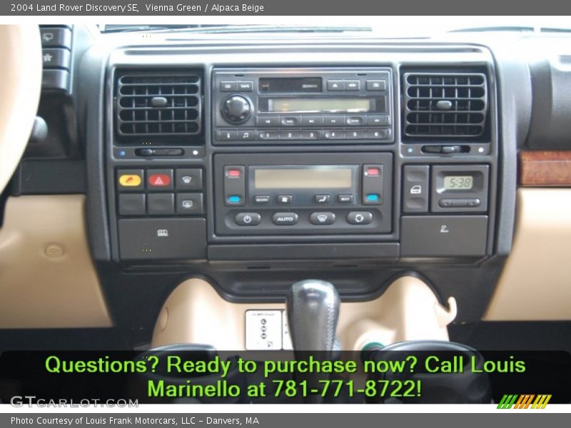 Vienna Green / Alpaca Beige 2004 Land Rover Discovery SE