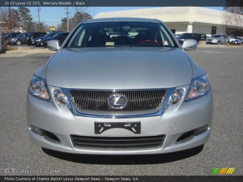 Mercury Metallic / Black 2010 Lexus GS 350