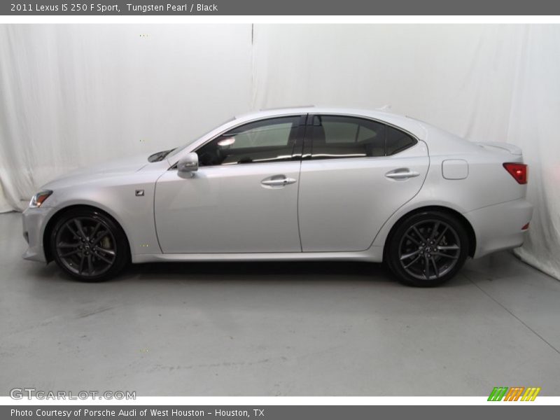 Tungsten Pearl / Black 2011 Lexus IS 250 F Sport