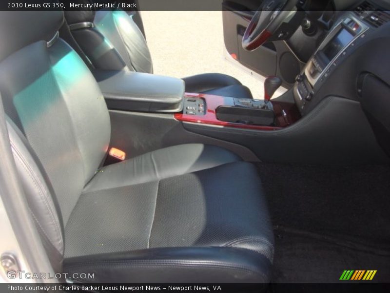 Mercury Metallic / Black 2010 Lexus GS 350
