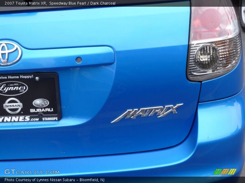 Speedway Blue Pearl / Dark Charcoal 2007 Toyota Matrix XR