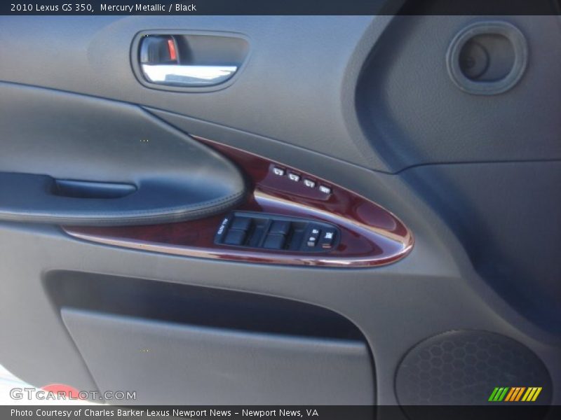 Mercury Metallic / Black 2010 Lexus GS 350