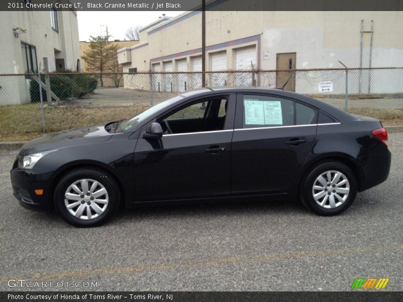 Black Granite Metallic / Jet Black 2011 Chevrolet Cruze LT