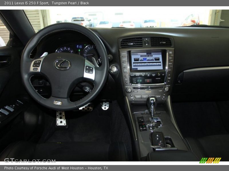 Tungsten Pearl / Black 2011 Lexus IS 250 F Sport