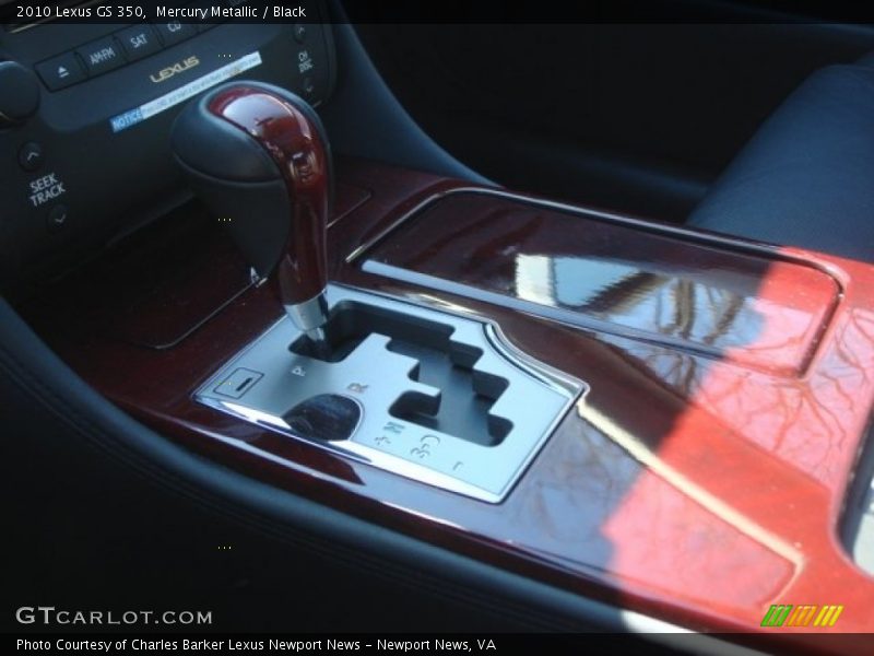 Mercury Metallic / Black 2010 Lexus GS 350