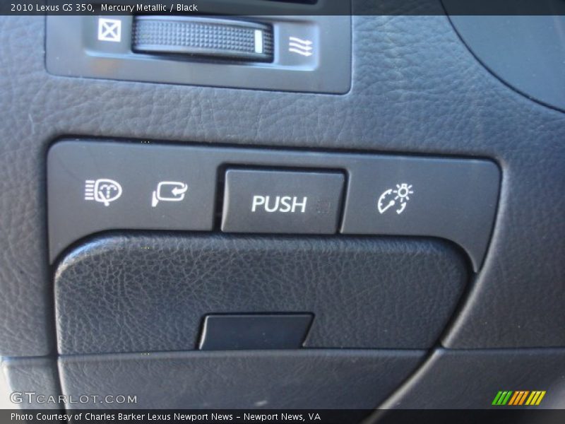 Mercury Metallic / Black 2010 Lexus GS 350