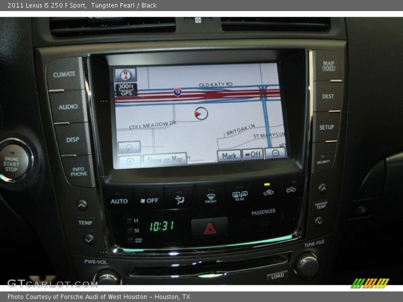 Tungsten Pearl / Black 2011 Lexus IS 250 F Sport