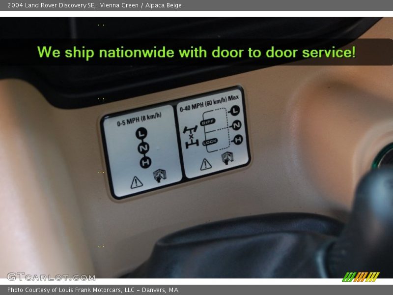 Vienna Green / Alpaca Beige 2004 Land Rover Discovery SE