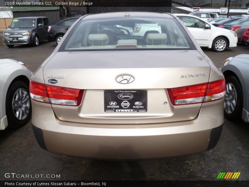 Golden Beige / Beige 2008 Hyundai Sonata GLS