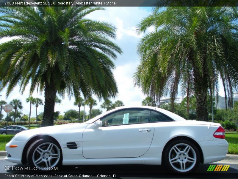  2008 SL 550 Roadster Alabaster White