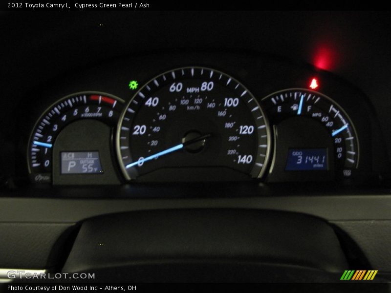 Cypress Green Pearl / Ash 2012 Toyota Camry L