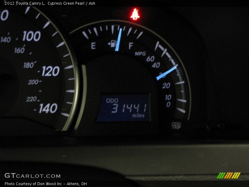 Cypress Green Pearl / Ash 2012 Toyota Camry L