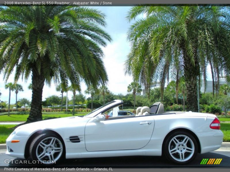  2008 SL 550 Roadster Alabaster White