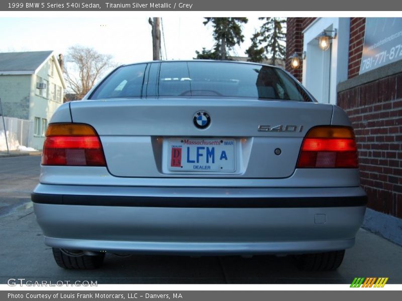 Titanium Silver Metallic / Grey 1999 BMW 5 Series 540i Sedan