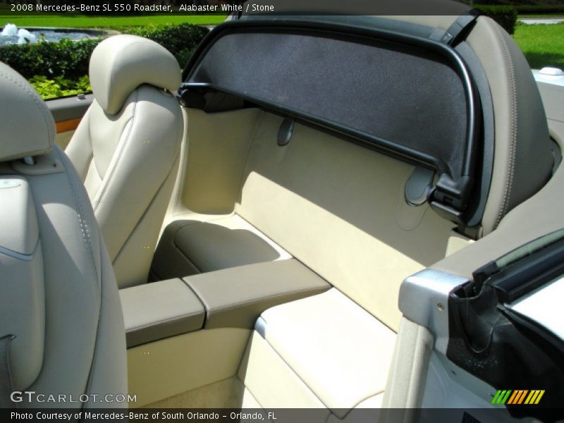 Alabaster White / Stone 2008 Mercedes-Benz SL 550 Roadster