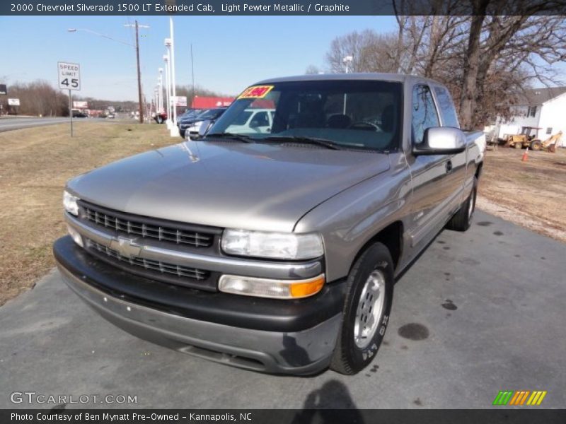 Light Pewter Metallic / Graphite 2000 Chevrolet Silverado 1500 LT Extended Cab