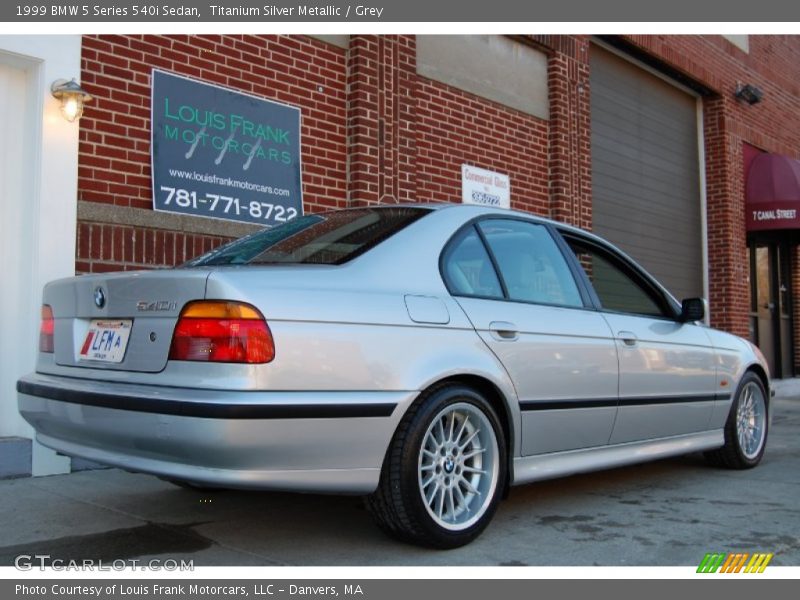 Titanium Silver Metallic / Grey 1999 BMW 5 Series 540i Sedan