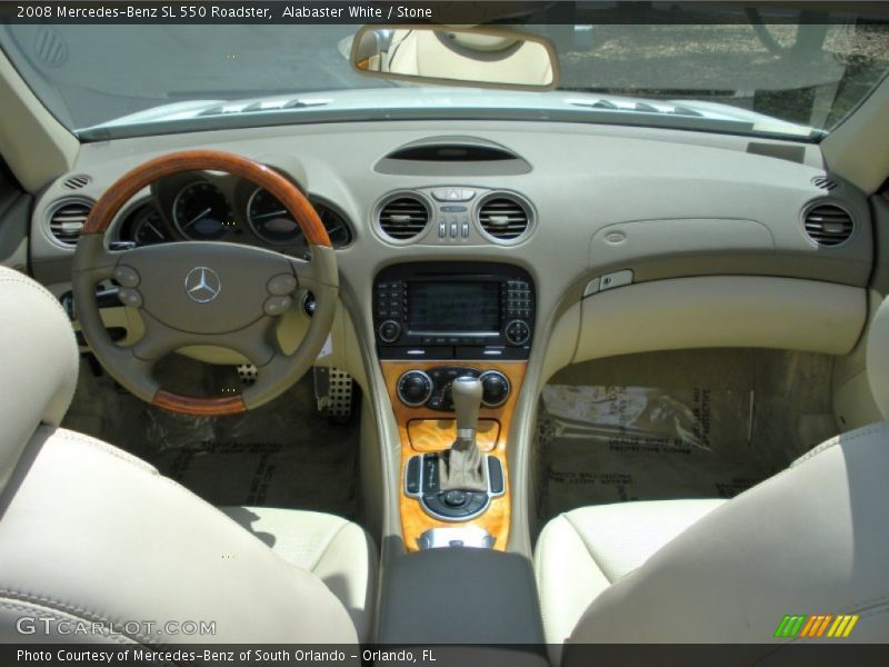 Dashboard of 2008 SL 550 Roadster
