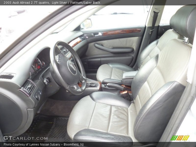 Front Seat of 2003 Allroad 2.7T quattro