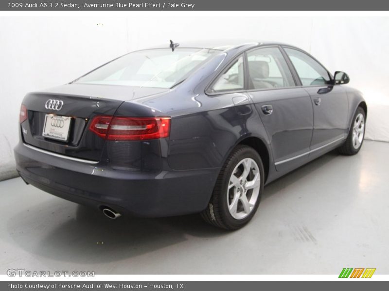 Aventurine Blue Pearl Effect / Pale Grey 2009 Audi A6 3.2 Sedan