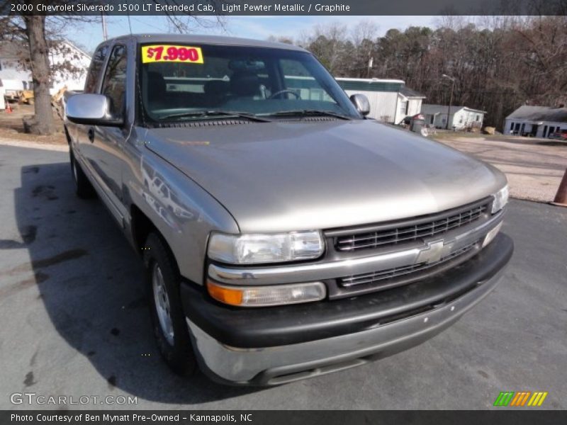 Light Pewter Metallic / Graphite 2000 Chevrolet Silverado 1500 LT Extended Cab