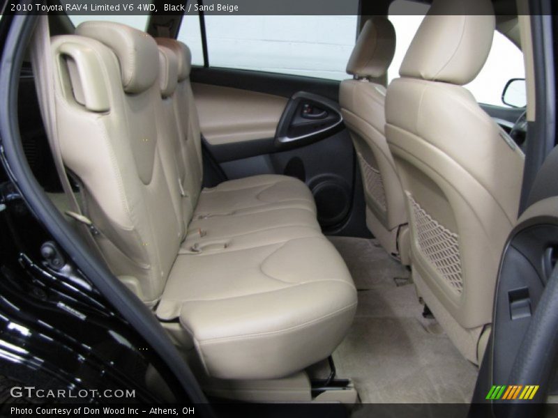 Rear Seat of 2010 RAV4 Limited V6 4WD