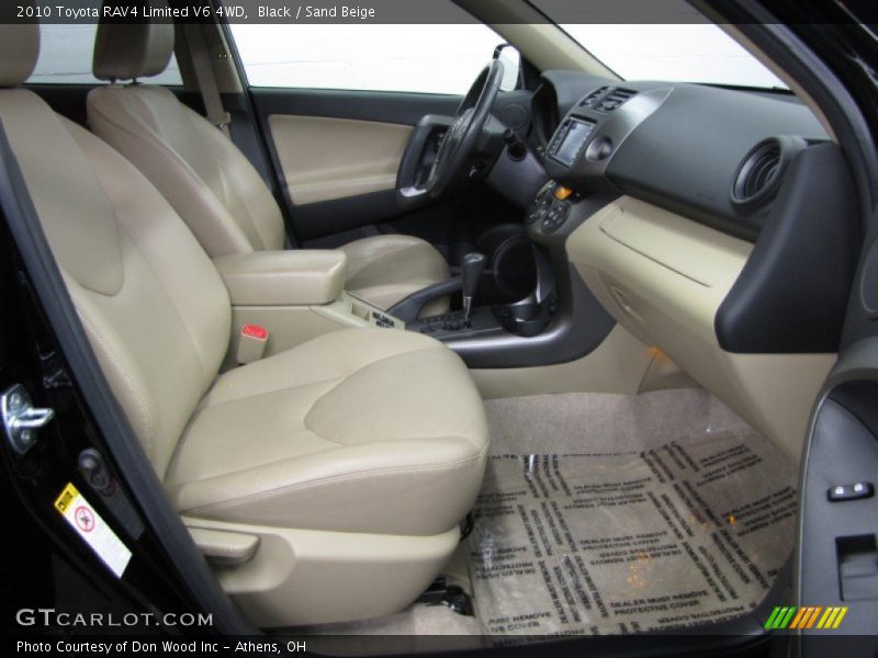 Front Seat of 2010 RAV4 Limited V6 4WD