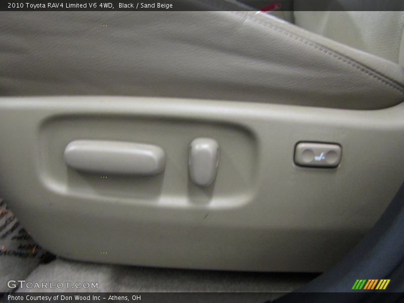 Controls of 2010 RAV4 Limited V6 4WD