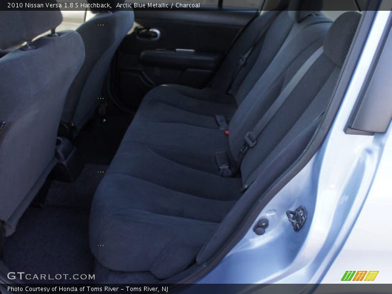 Arctic Blue Metallic / Charcoal 2010 Nissan Versa 1.8 S Hatchback