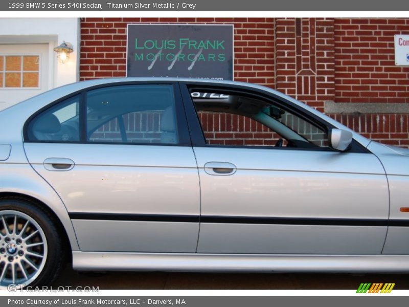 Titanium Silver Metallic / Grey 1999 BMW 5 Series 540i Sedan