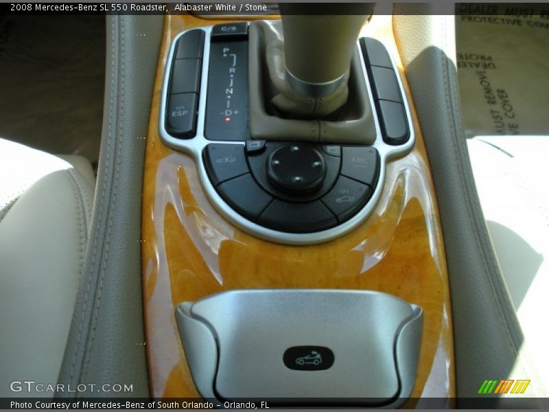 Controls of 2008 SL 550 Roadster