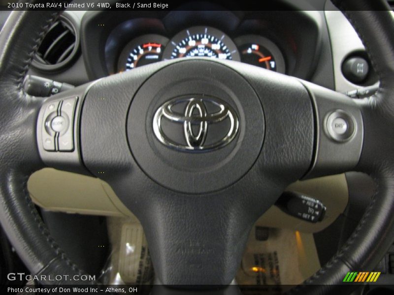 Black / Sand Beige 2010 Toyota RAV4 Limited V6 4WD