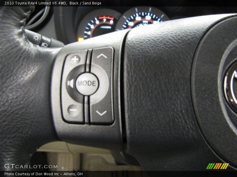 Black / Sand Beige 2010 Toyota RAV4 Limited V6 4WD