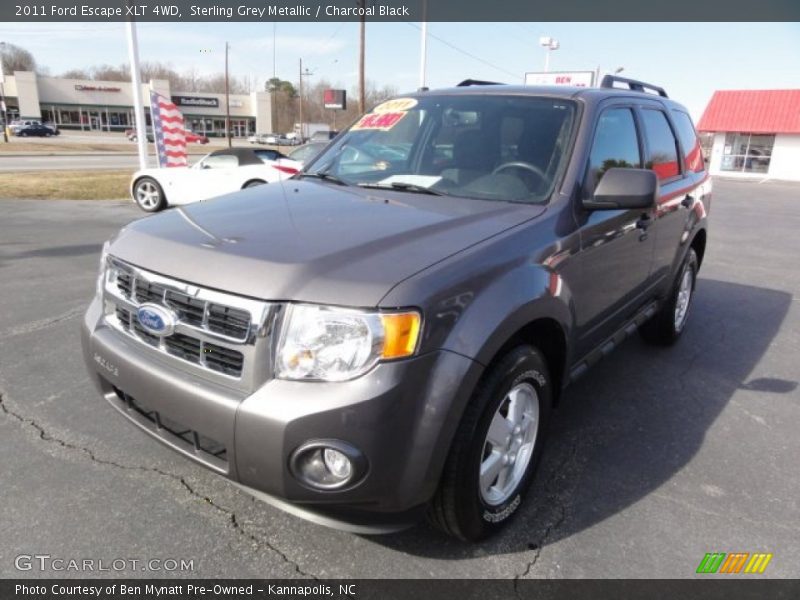 Sterling Grey Metallic / Charcoal Black 2011 Ford Escape XLT 4WD