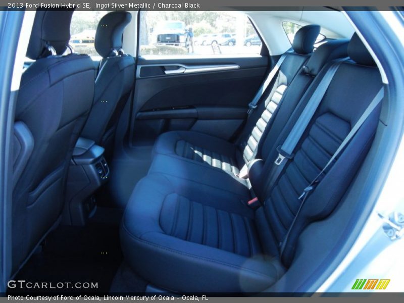 Ingot Silver Metallic / Charcoal Black 2013 Ford Fusion Hybrid SE