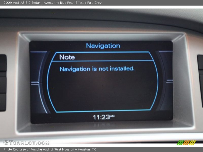 Aventurine Blue Pearl Effect / Pale Grey 2009 Audi A6 3.2 Sedan