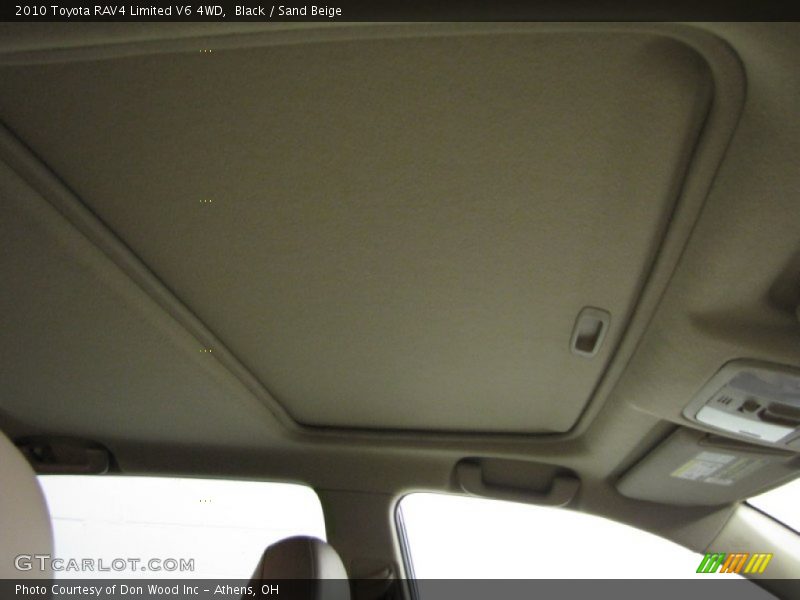 Black / Sand Beige 2010 Toyota RAV4 Limited V6 4WD
