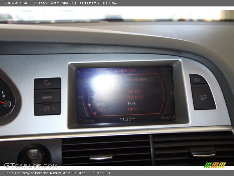 Aventurine Blue Pearl Effect / Pale Grey 2009 Audi A6 3.2 Sedan
