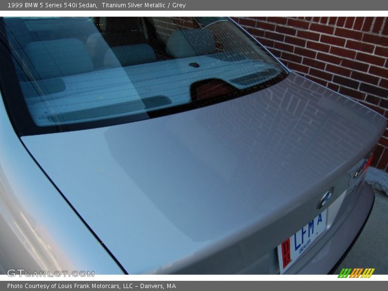 Titanium Silver Metallic / Grey 1999 BMW 5 Series 540i Sedan