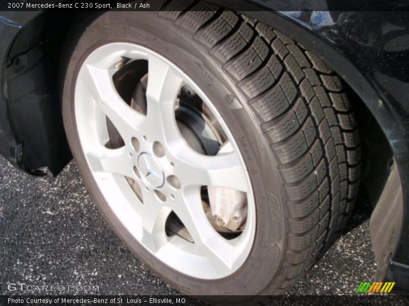 Black / Ash 2007 Mercedes-Benz C 230 Sport
