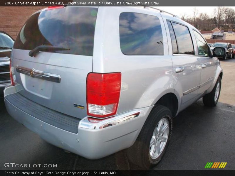 Bright Silver Metallic / Dark Slate Gray/Light Slate Gray 2007 Chrysler Aspen Limited 4WD