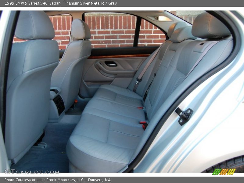 Rear Seat of 1999 5 Series 540i Sedan