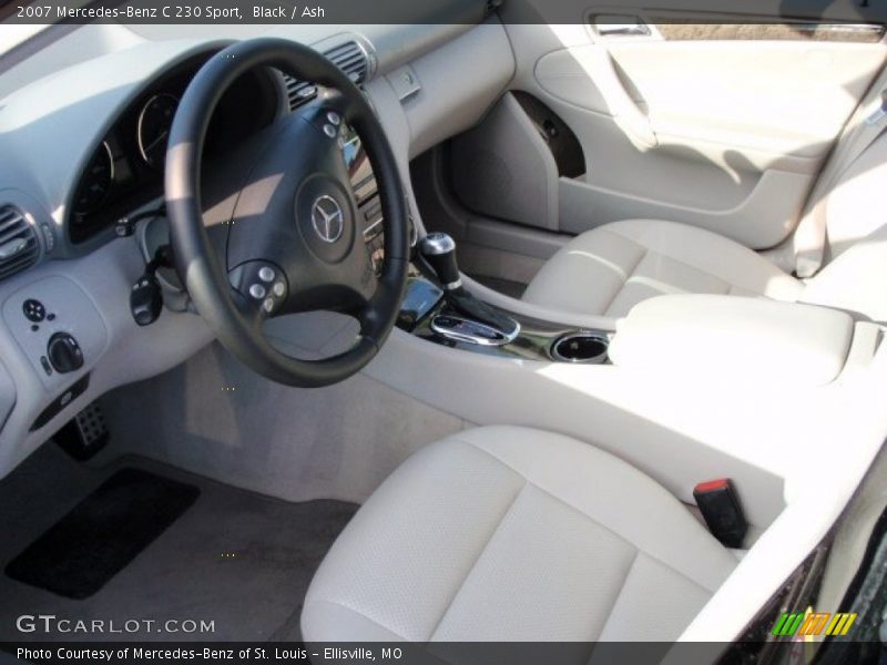 Black / Ash 2007 Mercedes-Benz C 230 Sport