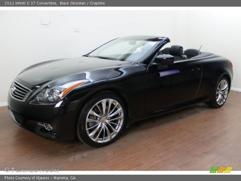 Front 3/4 View of 2011 G 37 Convertible