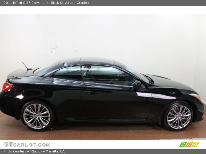 Black Obsidian / Graphite 2011 Infiniti G 37 Convertible