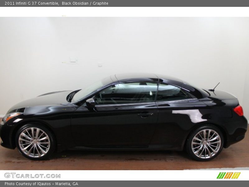 Black Obsidian / Graphite 2011 Infiniti G 37 Convertible