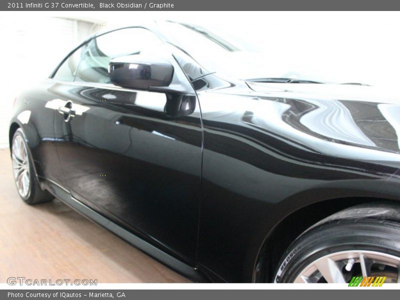 Black Obsidian / Graphite 2011 Infiniti G 37 Convertible