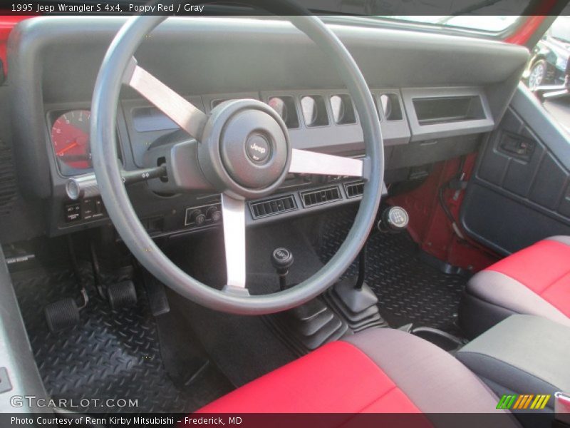 Dashboard of 1995 Wrangler S 4x4