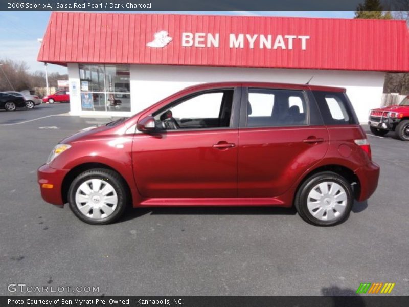 Salsa Red Pearl / Dark Charcoal 2006 Scion xA