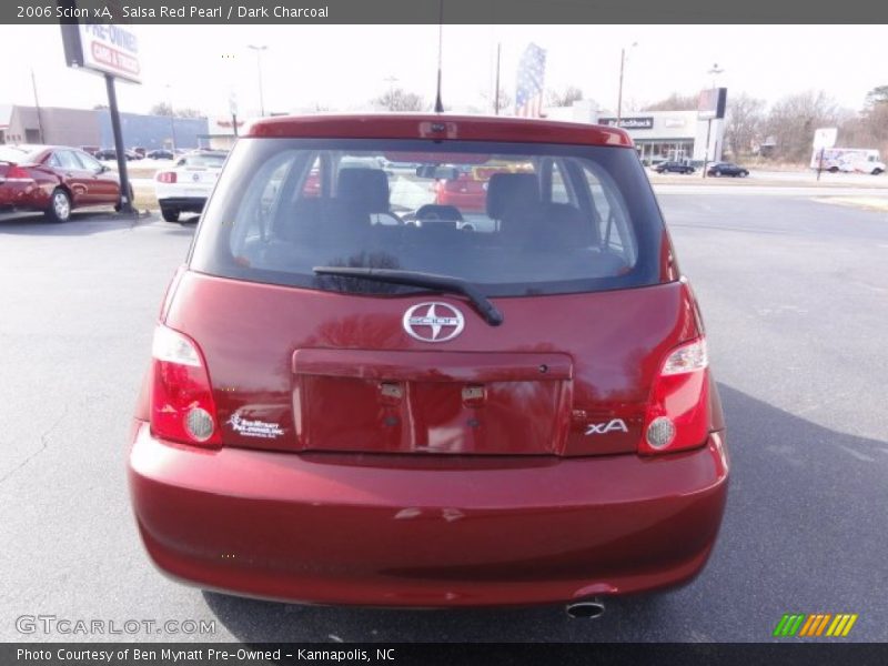Salsa Red Pearl / Dark Charcoal 2006 Scion xA
